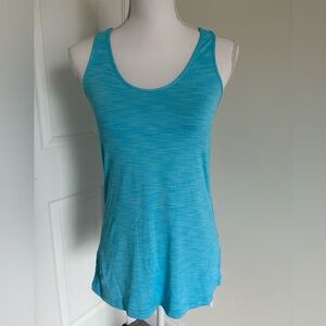 Kirkland Signature Turquoise Space-Dyed Scoop Neck Tank